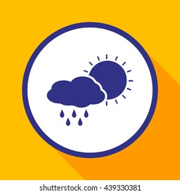Weather forecast.Weather icon.