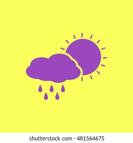 Weather forecast.Weather icon.