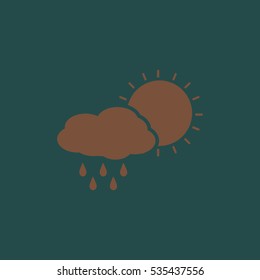 Weather forecast.Weather icon.