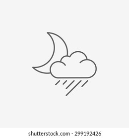 Weather grunge recycled paper craft stick on white background
