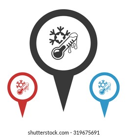 Weather icon. 