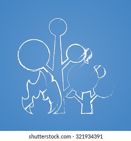 Weather icon. 