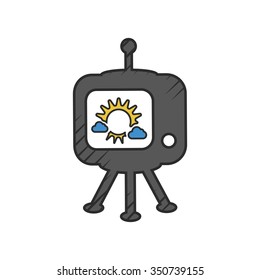 Weather icon. 