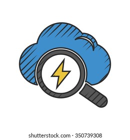 Weather icon. 