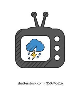 Weather icon. 