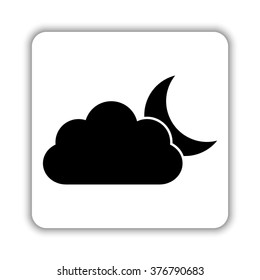weather icon  - black vector icon