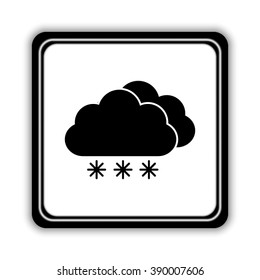weather icon  - black vector icon