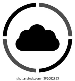 weather icon  - black vector icon