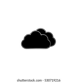 weather icon -  black vector icon