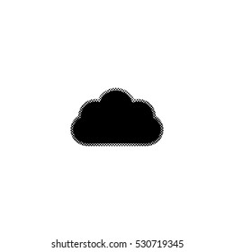 weather icon -  black vector icon