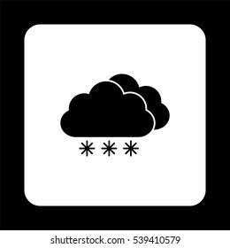 weather icon -  black vector icon