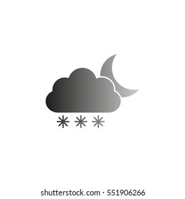 weather icon - black  vector icon
