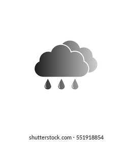 weather icon - black  vector icon