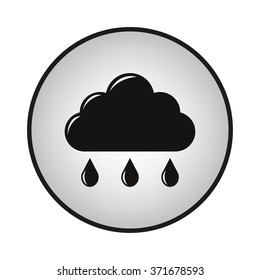 weather icon, black vector illustration