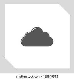 weather icon, black vector illustration
