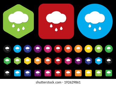 weather icon / button