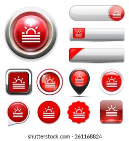 weather icon / button