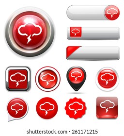 weather icon / button