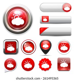 weather icon / button