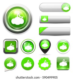 weather icon / button