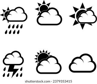 Wettersymbol. Relaxwettersymbol