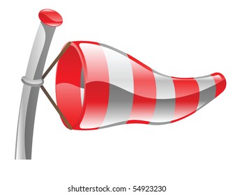 Weather Icon Clipart Wind Sock Illustration