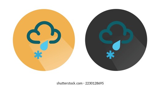 Weather icon, Cloud, rain, snow, rain drop, snowflake icons, forecast, Climate and Meteorology icons , Weather logo Colorful vector icons 
