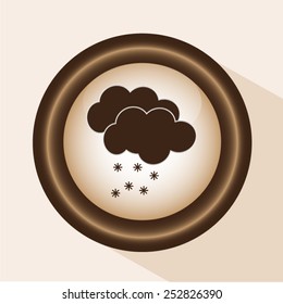 weather icon - Cloud with Snow