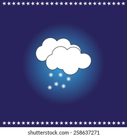 weather icon - Cloud with Snow