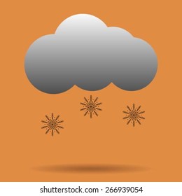 weather icon - Cloud with Snow
