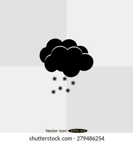 weather icon - Cloud with Snow