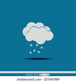 weather icon - Cloud with Snow