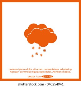 weather icon - Cloud with Snow