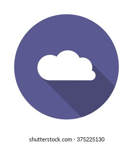 weather icon. cloud. vector illustration