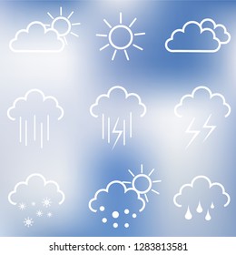 Weather icon collection
