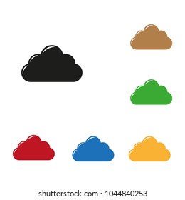 Weather icon, color set.