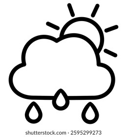 Weather icon design. Symbol of cold, winter, snow, ice, and weather. Vektor on white background.