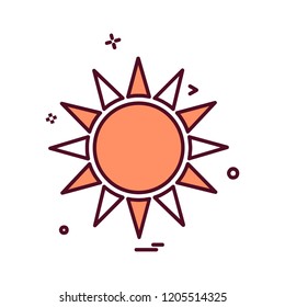 Weather icon design vector 