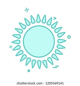 Weather icon design vector