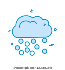 Weather icon design vector