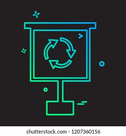 Weather icon design vector