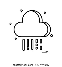 Weather icon design vector