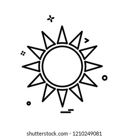 Weather icon design vector 