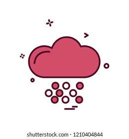 Weather icon design vector 