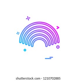 Weather icon design vector