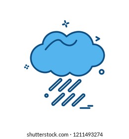 Weather icon design vector