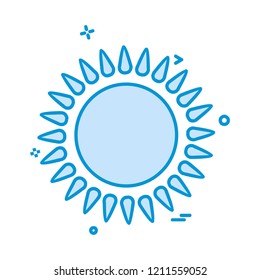 Weather icon design vector