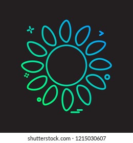 Weather icon design vector