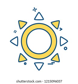 Weather icon design vector
