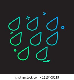 Weather icon design vector